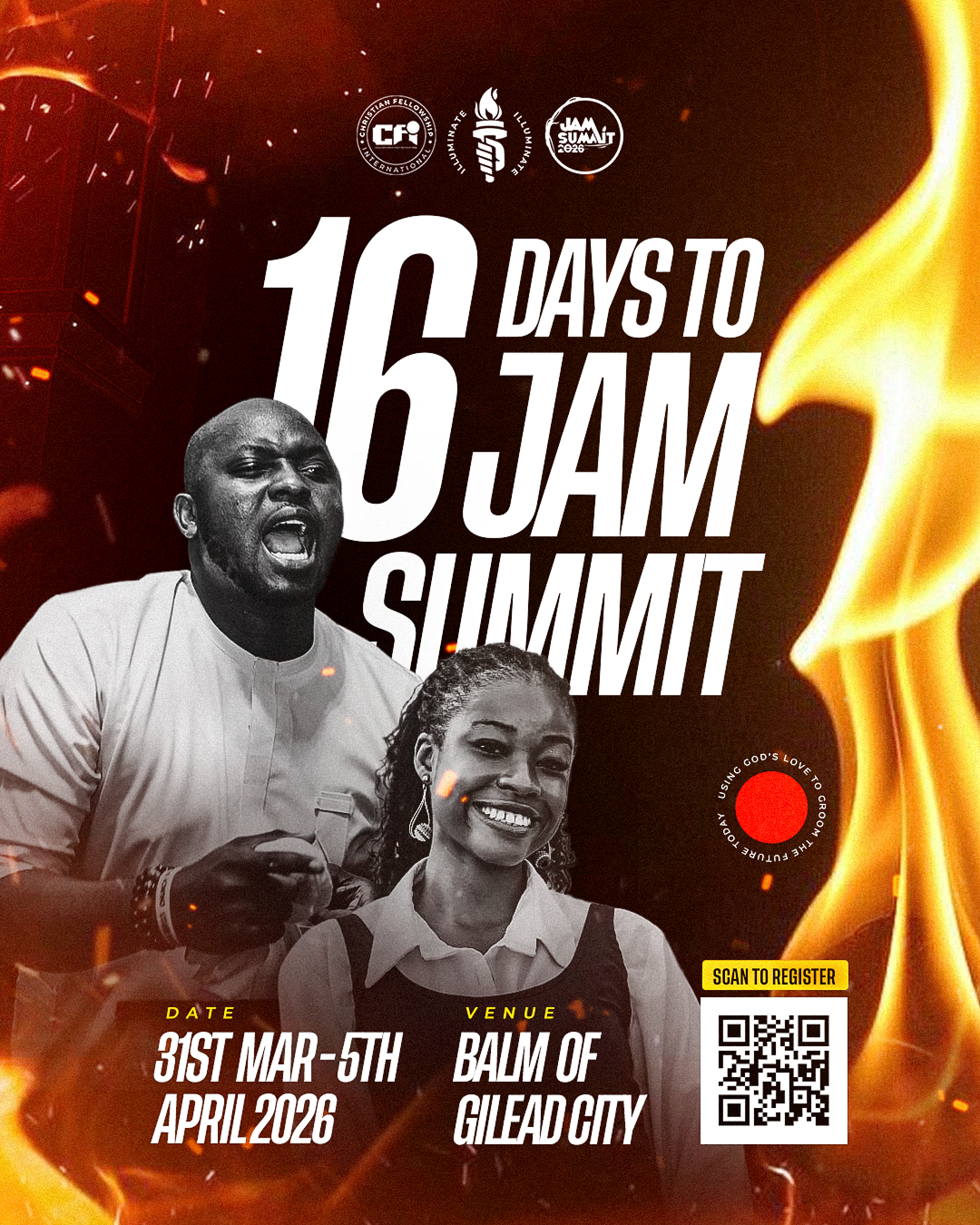 JAM Fest event poster design